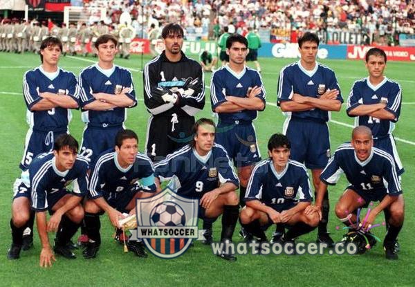1998 World Cup Argentina Away Retro Jerseys Blue