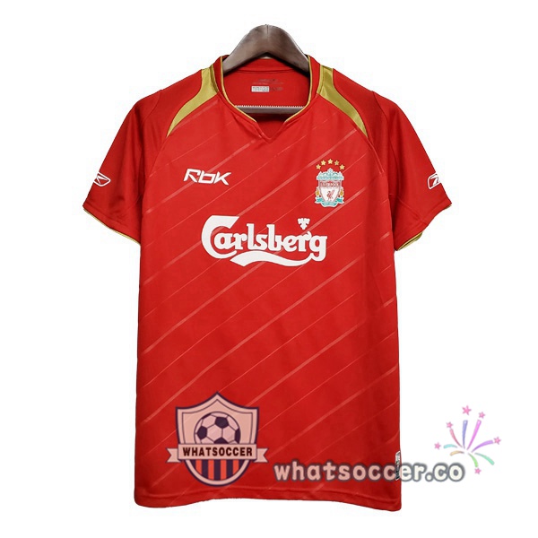 2005-2006 FC Liverpool Home Retro Jerseys Red