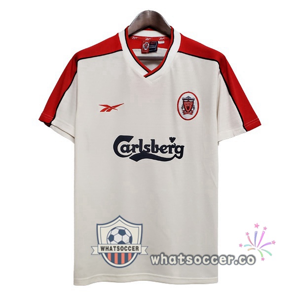 1998-1999 FC Liverpool Away Retro Jerseys White