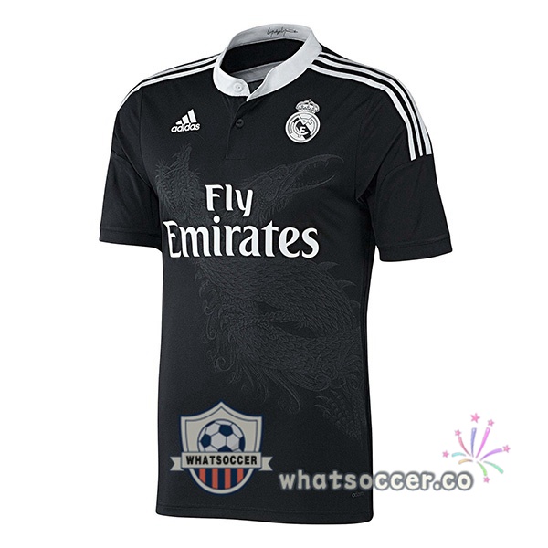 2014-2015 Real Madrid Third Retro Jerseys Black