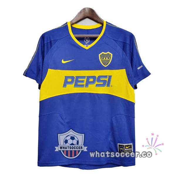 2003-2004 Boca Juniors Home Retro Jerseys Blue