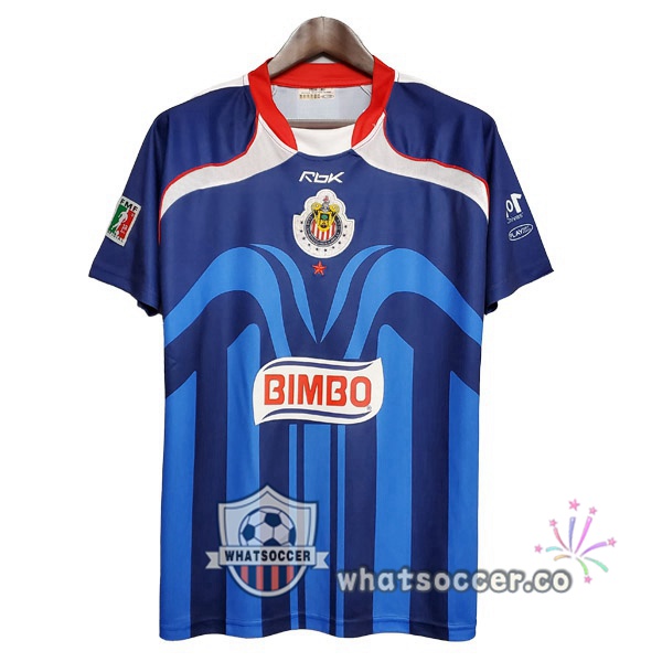 2006-2007 CD Guadalajara Away Retro Jerseys Blue