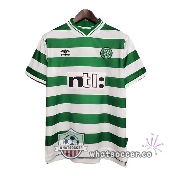 1999-2000 Celtic FC Home Retro Jerseys Green White