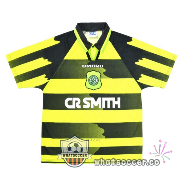 1996-1997 Celtic FC Away Retro Jerseys Yellow