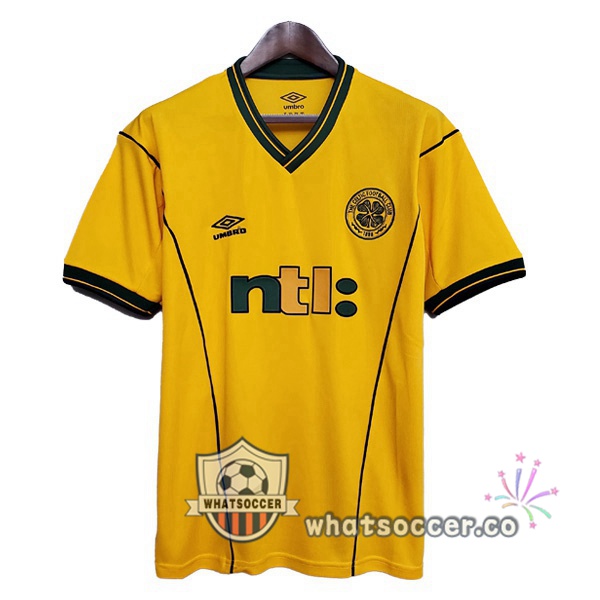 2001-2003 Celtic FC Away Retro Jerseys Yellow