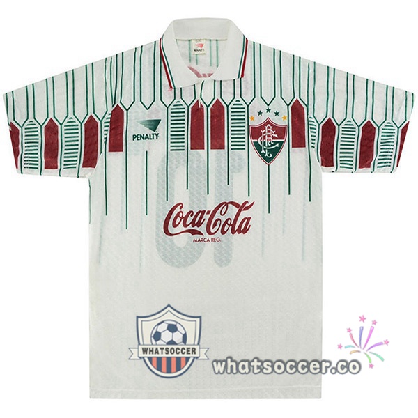 1989-1990 Fluminense Away Retro Jerseys White