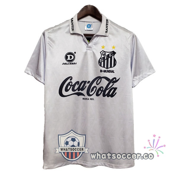 1993 Santos FC Home Retro Jerseys White