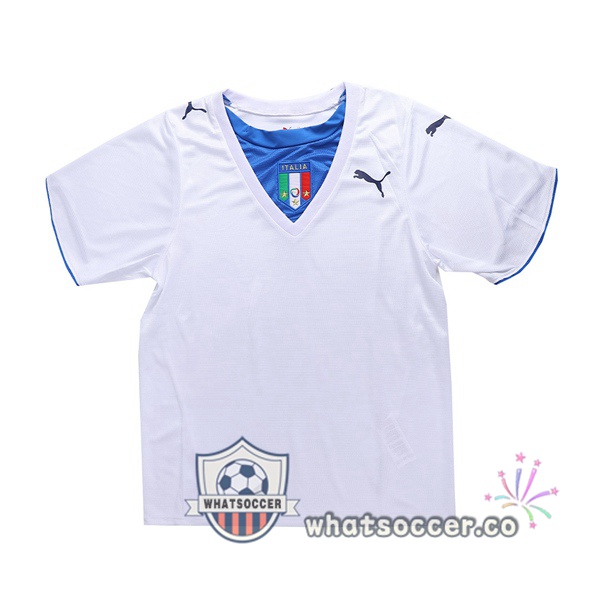 2006 World Cup Champion Italy Away Retro Jerseys White