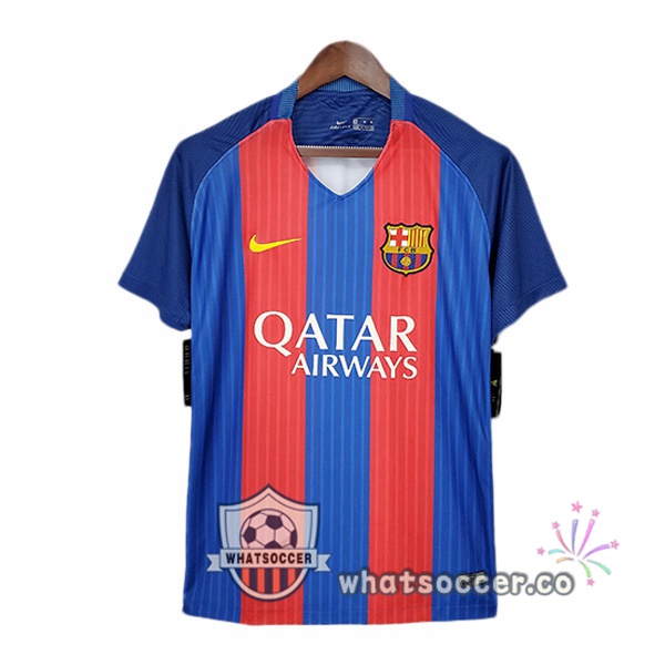 2016-2017 FC Barcelona Home Retro Jerseys Red Blue
