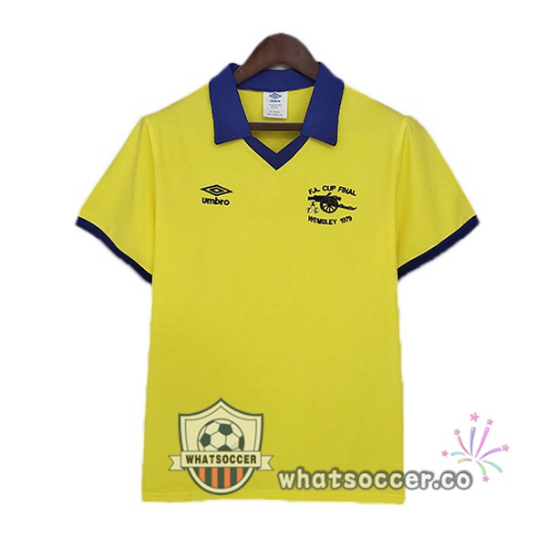 1971-1979 Arsenal Away Retro Jerseys Yellow