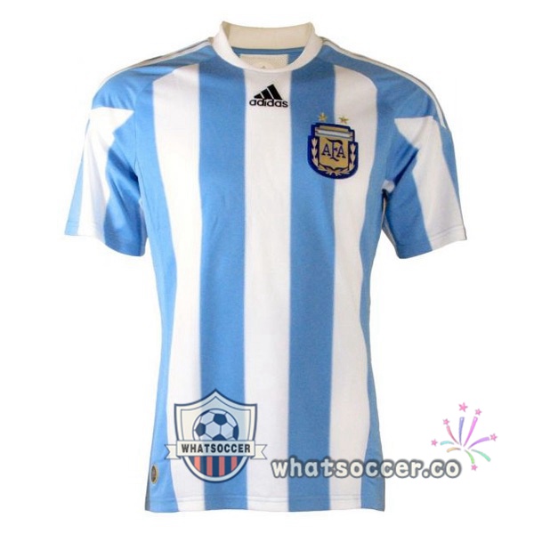 2010 Argentina Retro Home Jerseys Blue White