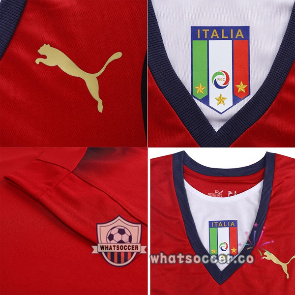 2006 World Cup Champion Italy Goalkeeper Jerseys Retro Red