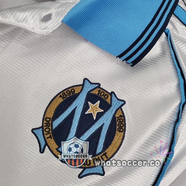 1998-1999 Marseille OM Retro Home Jerseys White