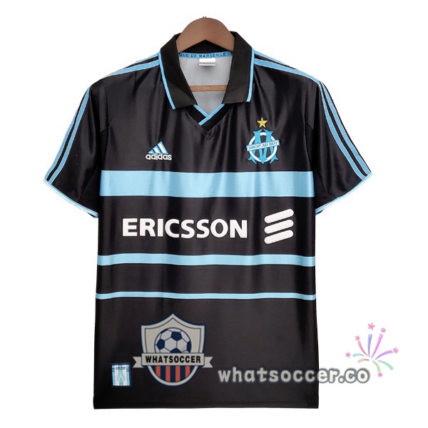 1999-2000 Marseille OM Retro Third Jerseys Black