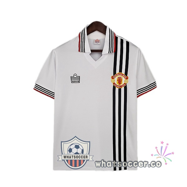 1975-1980 Manchester United Retro Away Jerseys White