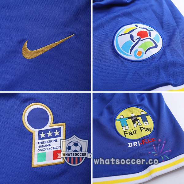 1996 Italy Home Retro Jerseys Blue