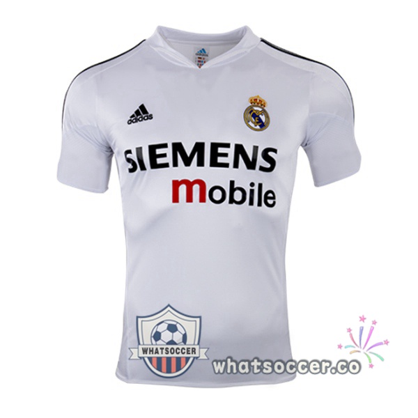 2004-2005 Real Madrid Home Retro Jerseys