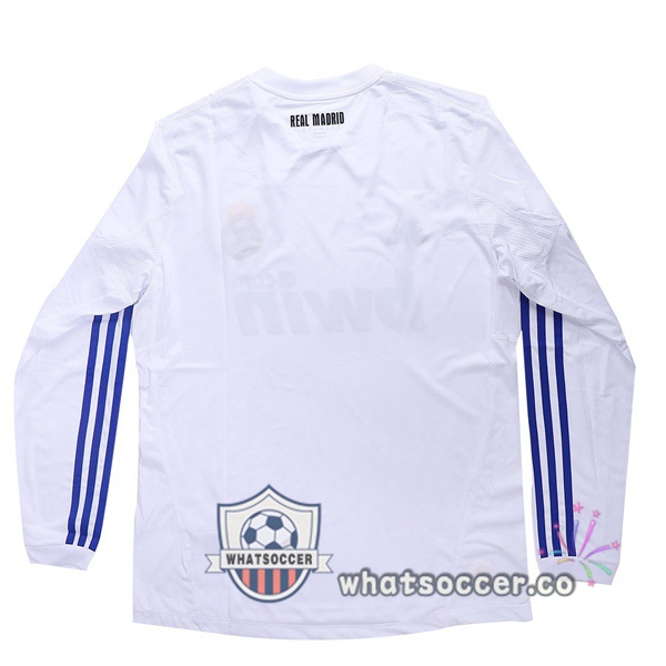 2010-2011 Real Madrid Home Retro Jerseys Long Sleeve White