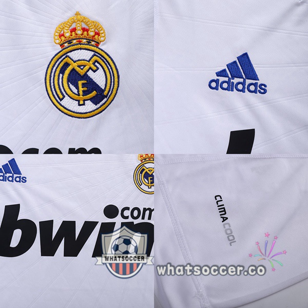 2010-2011 Real Madrid Home Retro Jerseys White