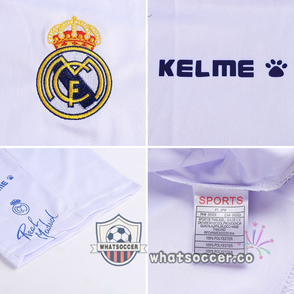 1994-1996 Real Madrid Home Retro Jerseys White