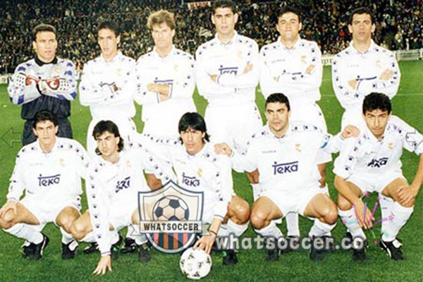 1994-1996 Real Madrid Home Retro Jerseys White