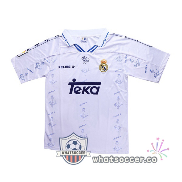 1994-1996 Real Madrid Home Retro Jerseys White