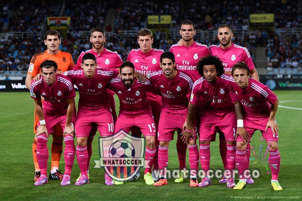 2014-2015 Real Madrid Away Retro Jerseys Rose
