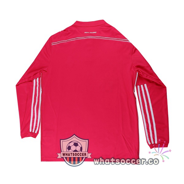 2014-2015 Real Madrid Away Retro Jerseys Long Sleeve Rose