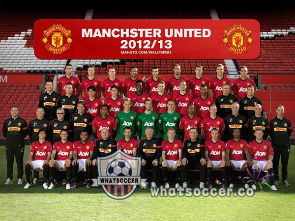 2012-2013 Manchester United Home Retro Jerseys Red