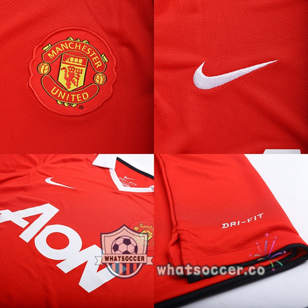 2010-2011 Manchester United Home Retro Jerseys Red