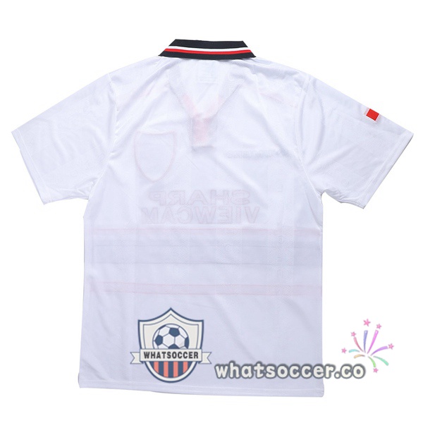 1998-1999 Manchester United Away Retro Jerseys White