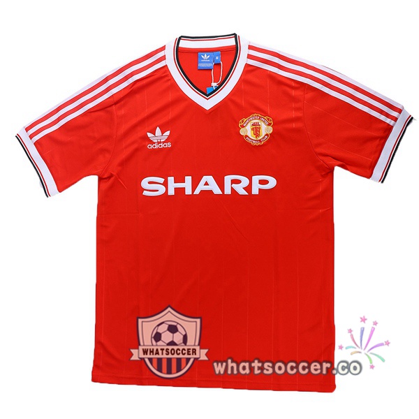 1982-1984 Manchester United Home Retro Jerseys Red