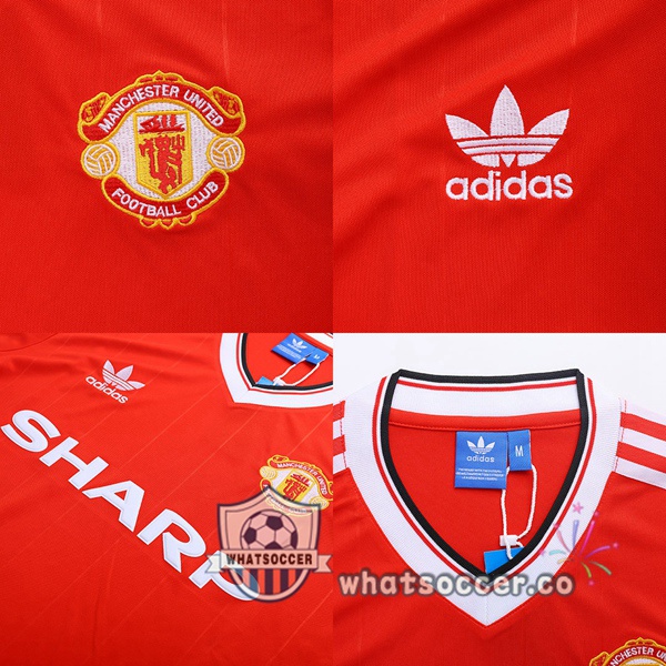 1982-1984 Manchester United Home Retro Jerseys Red