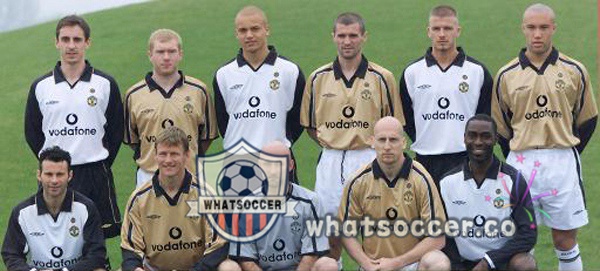 2001-2002 Manchester United Away Retro Jerseys Centenary White