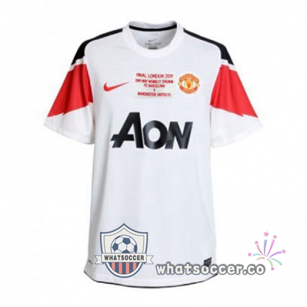 2010-2011 Manchester United Away Retro Jerseys White