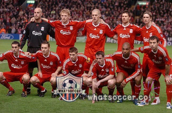 2008-2009 FC Liverpool Home Retro Jerseys Red