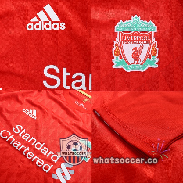 2011-2012 FC Liverpool Home Retro Jerseys Long Sleeve Red