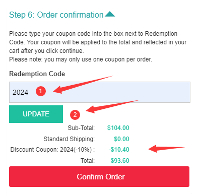 Enter discount
